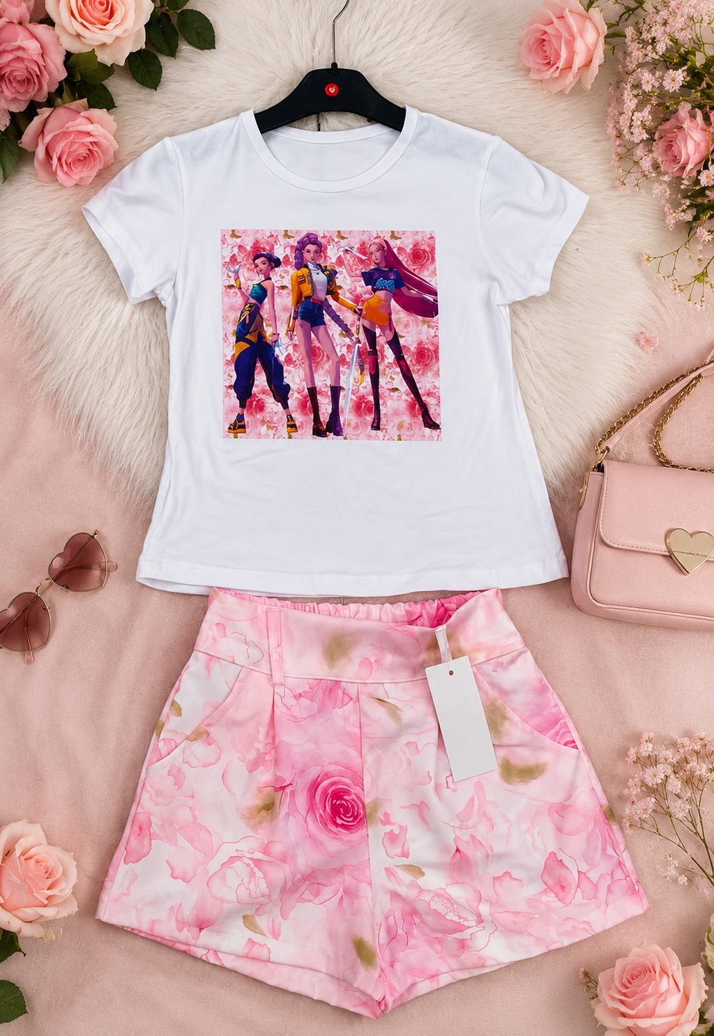 Girls Floral Summer Co-Ord Set