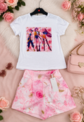 Girls Floral Summer Co-Ord Set