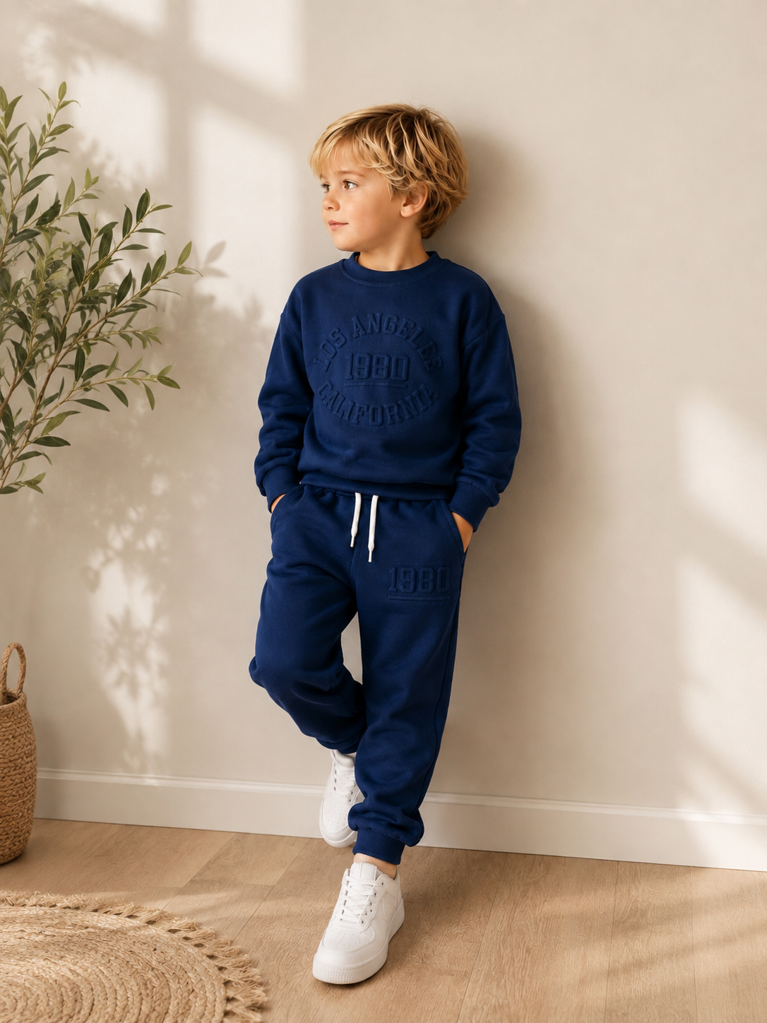 Navy Blue 2-Piece Set for Kids