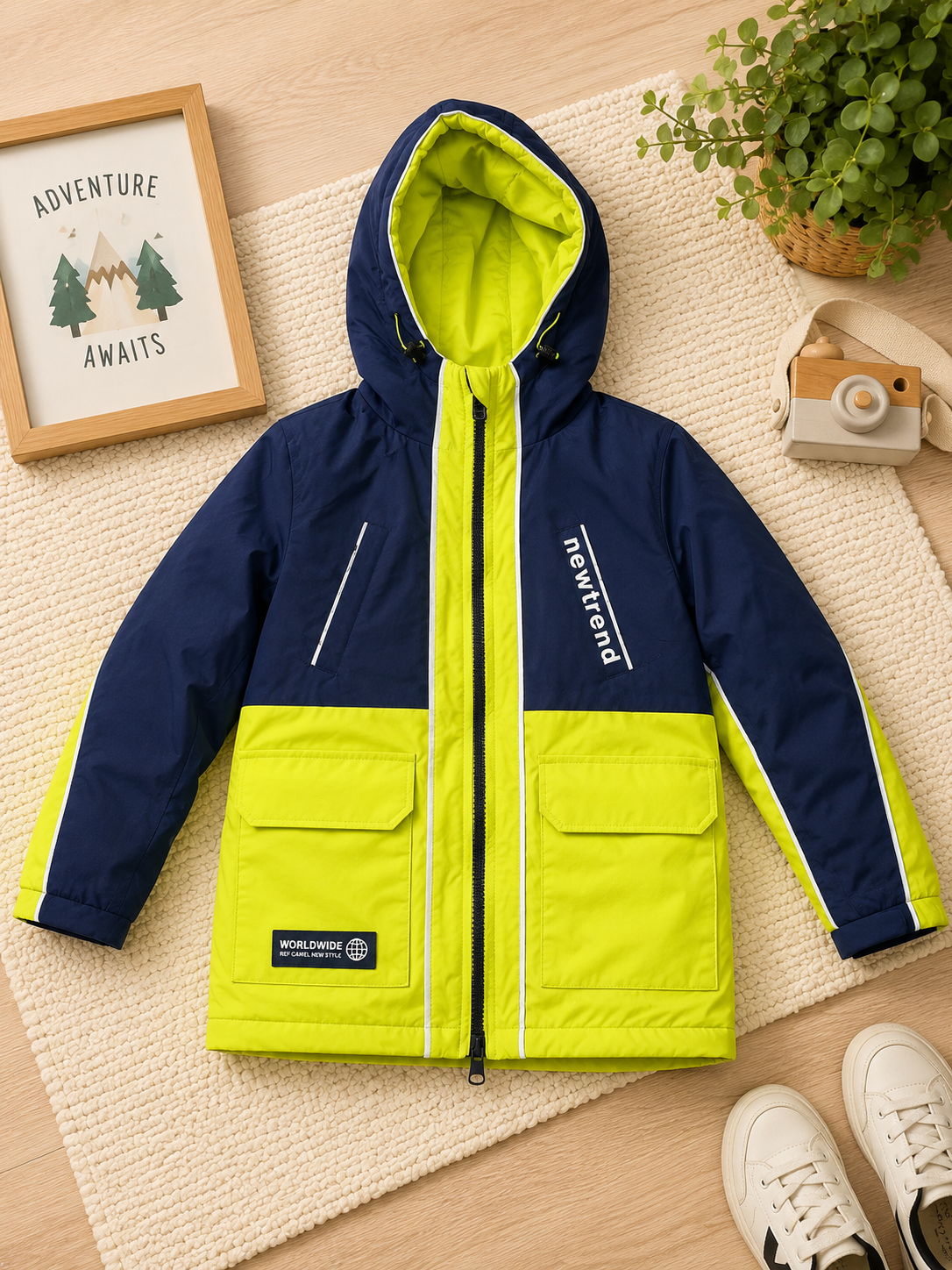 Boys Hooded Jacket – Autumn & Spring Collection