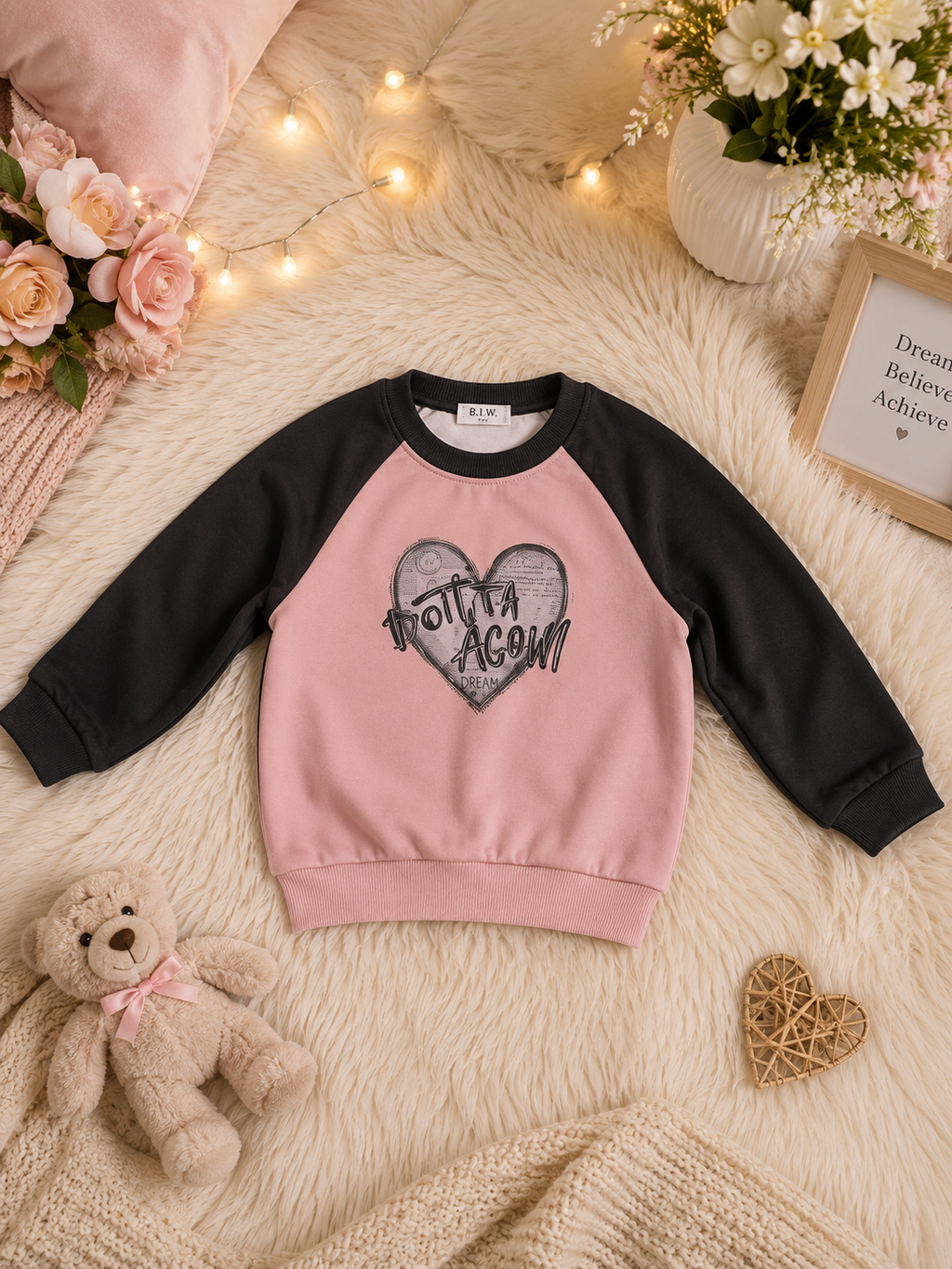 Cute & Cozy Girls’ Sweatshirt