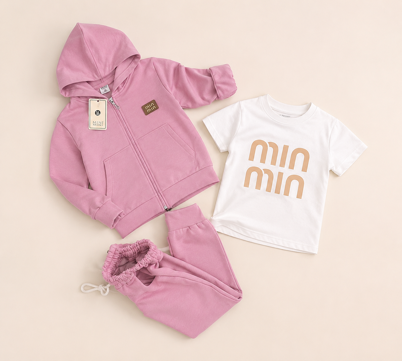 Elegant 3-Piece "MIN MIN" Girls Set