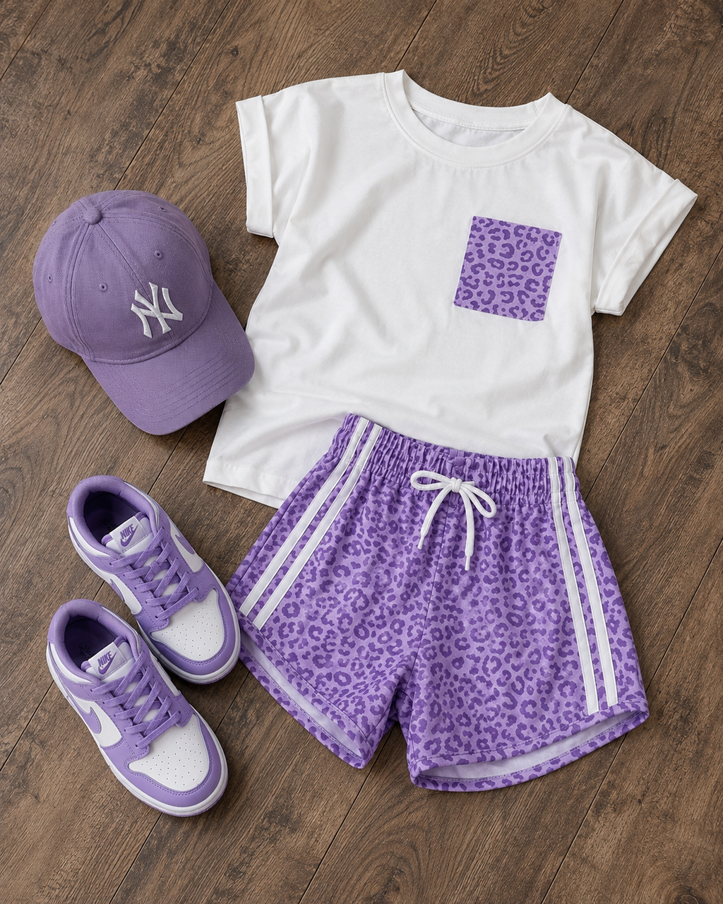 Girls 2pcs Set Outdoor Wear Summer