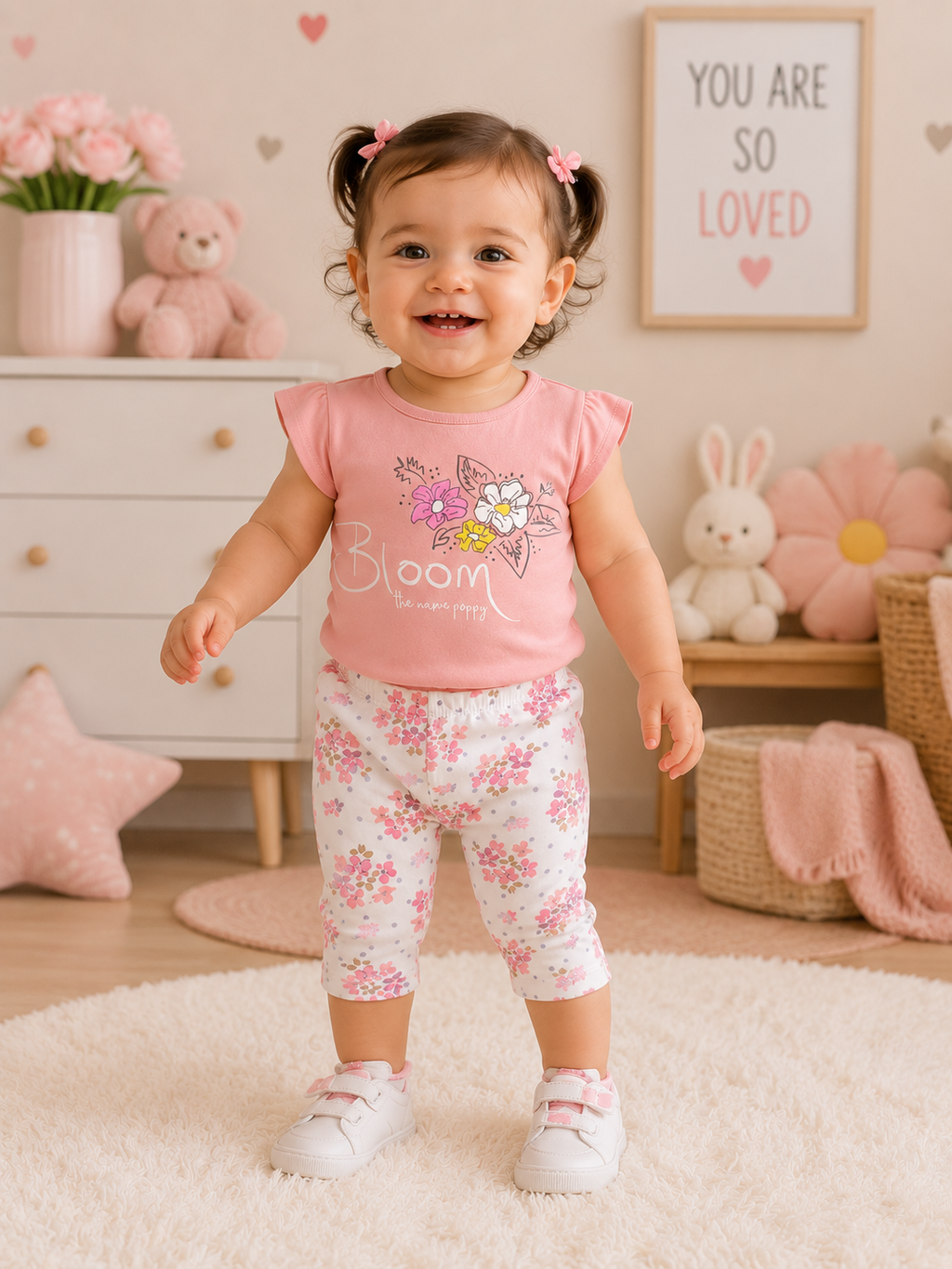 Baby Girls Bloom Capri Set 💕