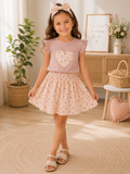 Girls 3-Piece Heart Summer Set