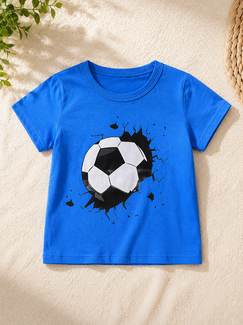 Boys Football Cotton T-Shirt