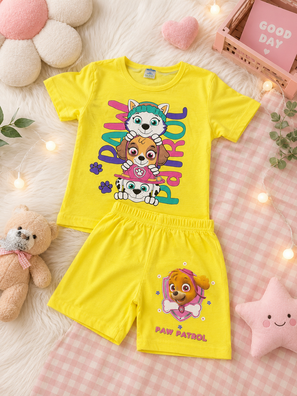 Girls' Summer Shorts Set