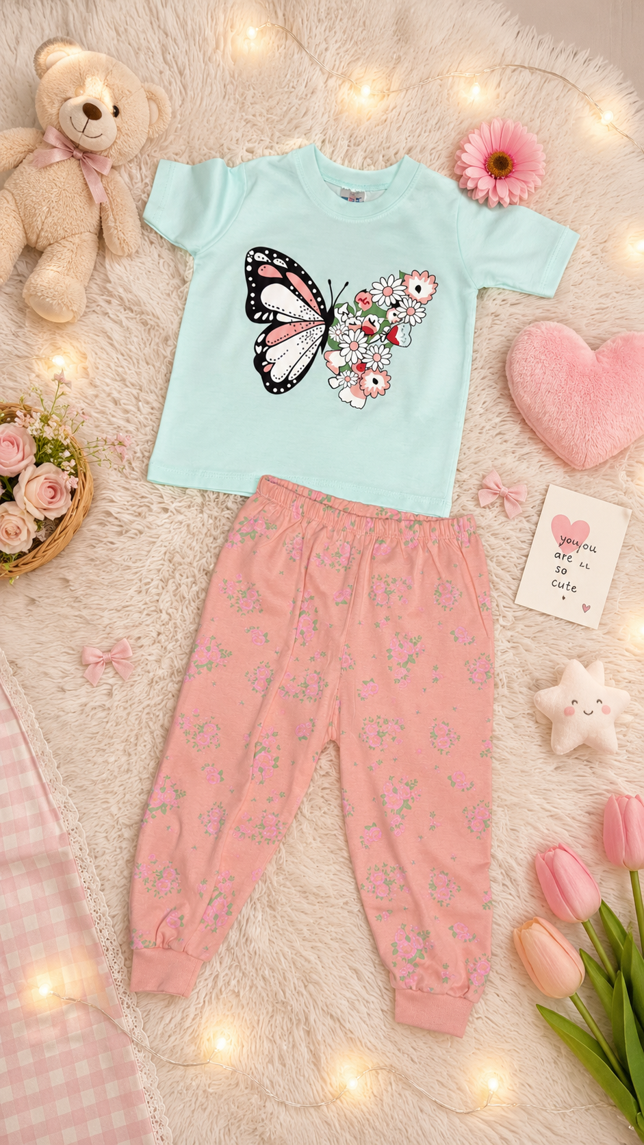 Butterfly Blossom Two-Piece Set