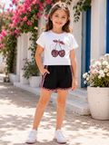 Girls' Cherry 2-Piece Summer Set