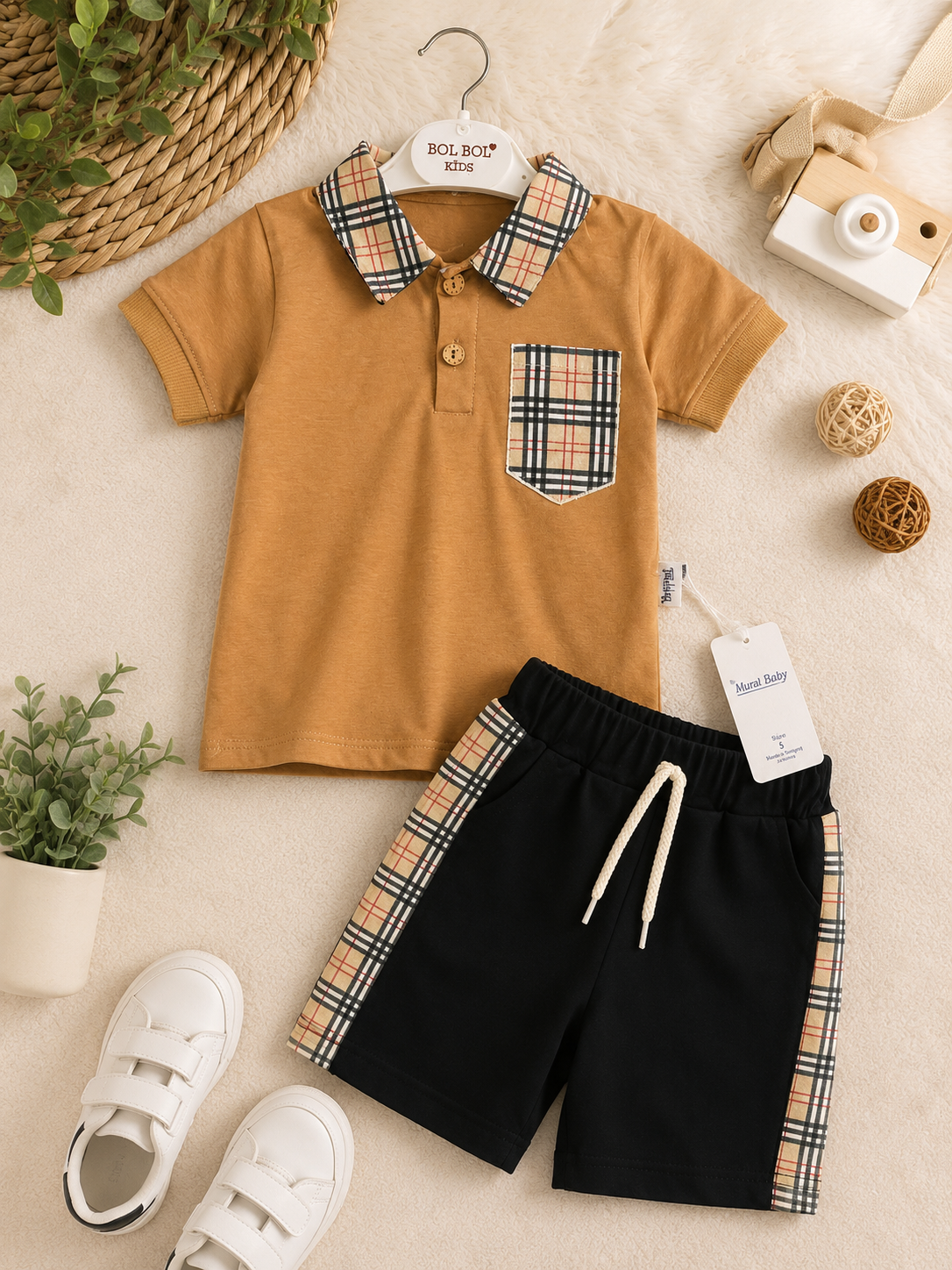 Boys' Polo T-Shirt & Shorts Set