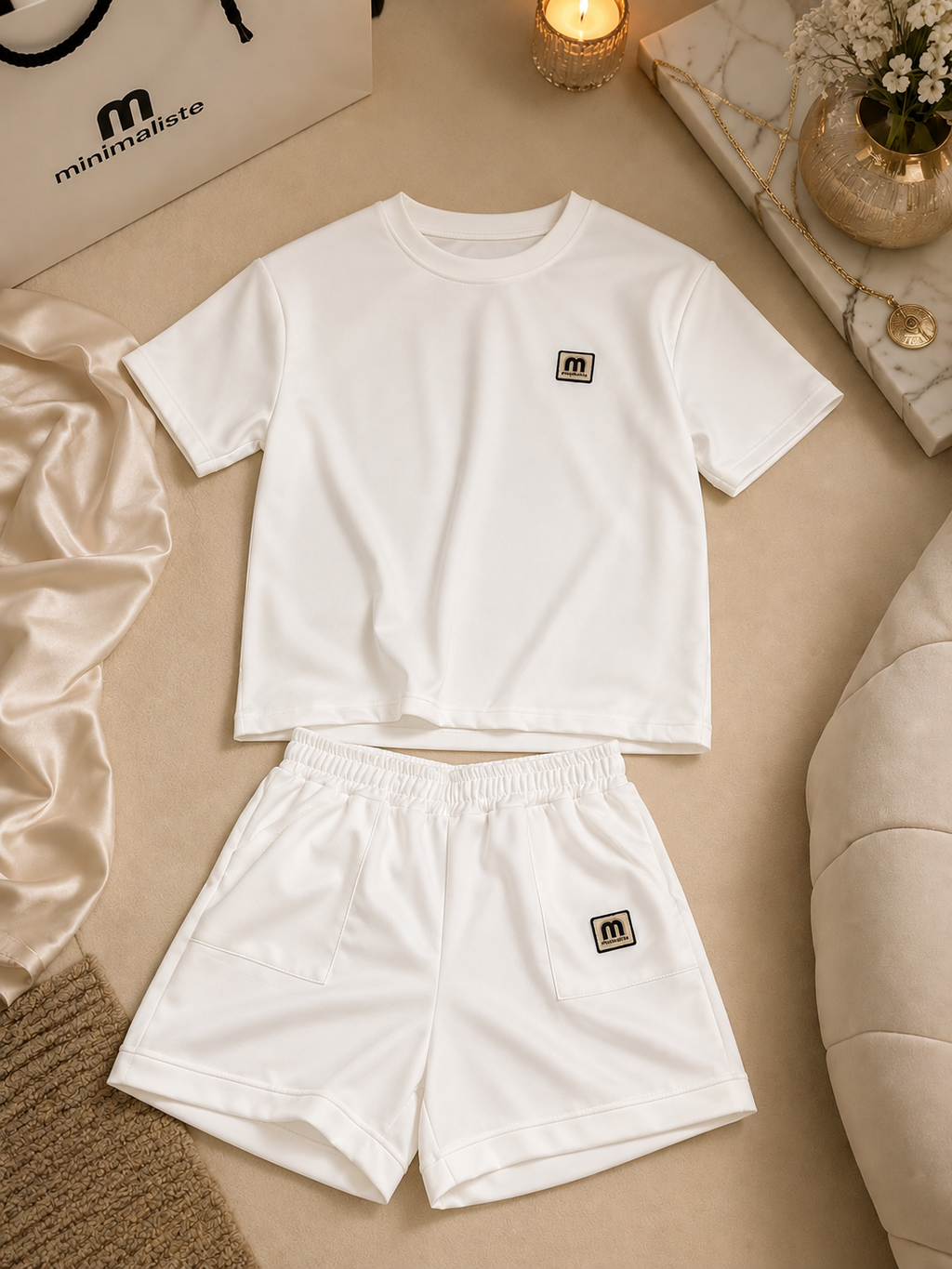 White Lounge Set