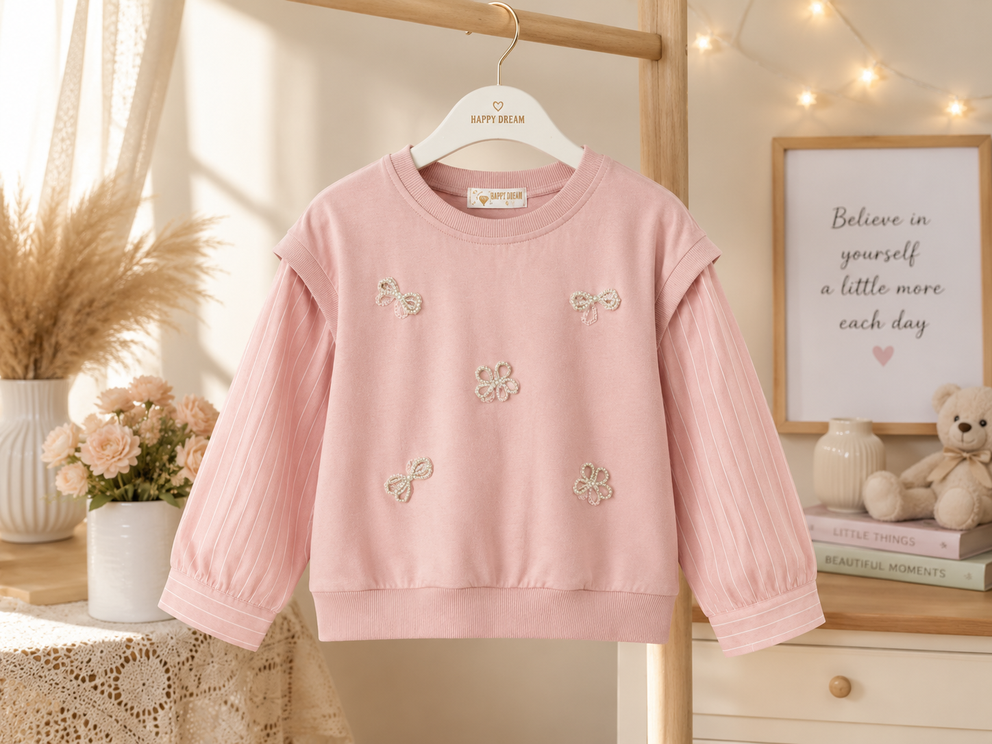 Girls' Embellished Sweatshirt