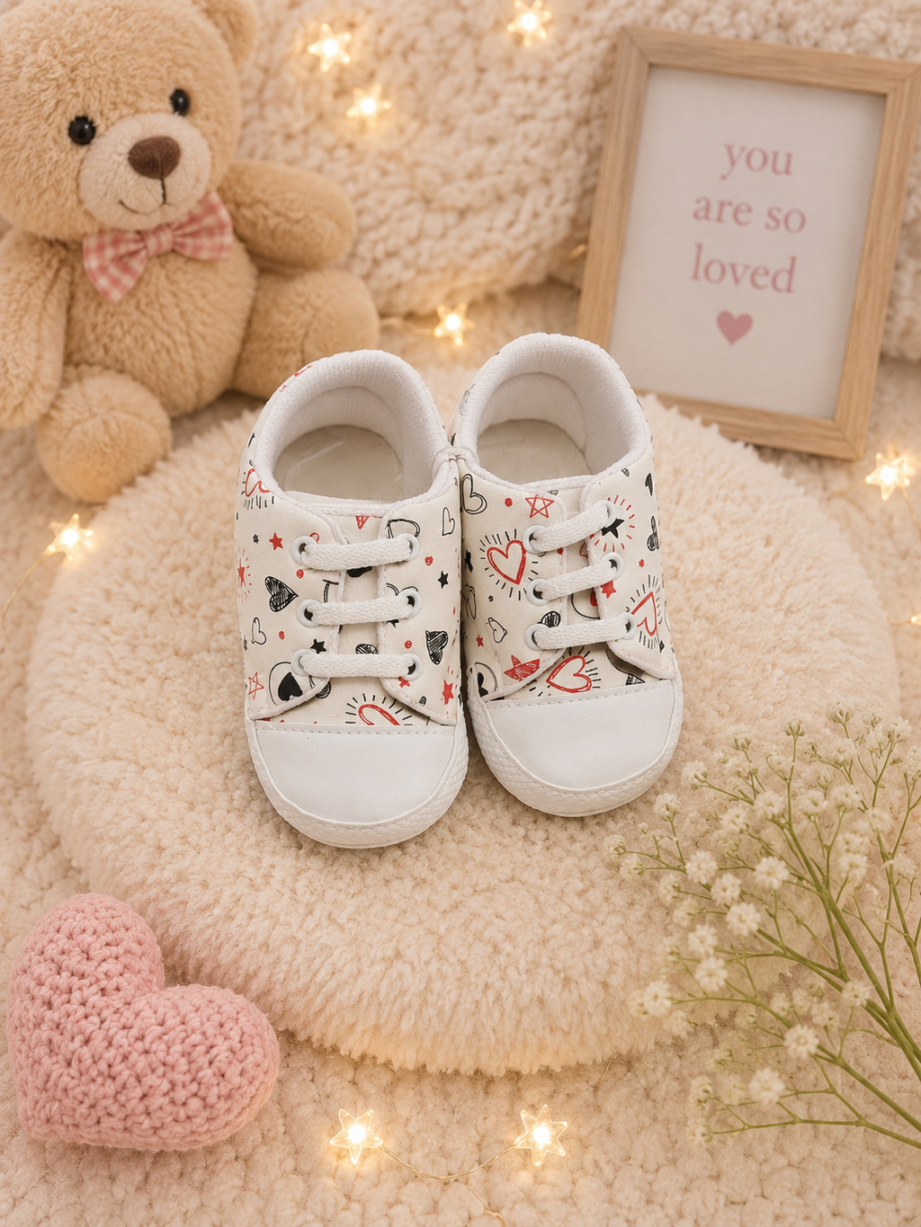 Baby Girls Soft Sole First Walker Shoes