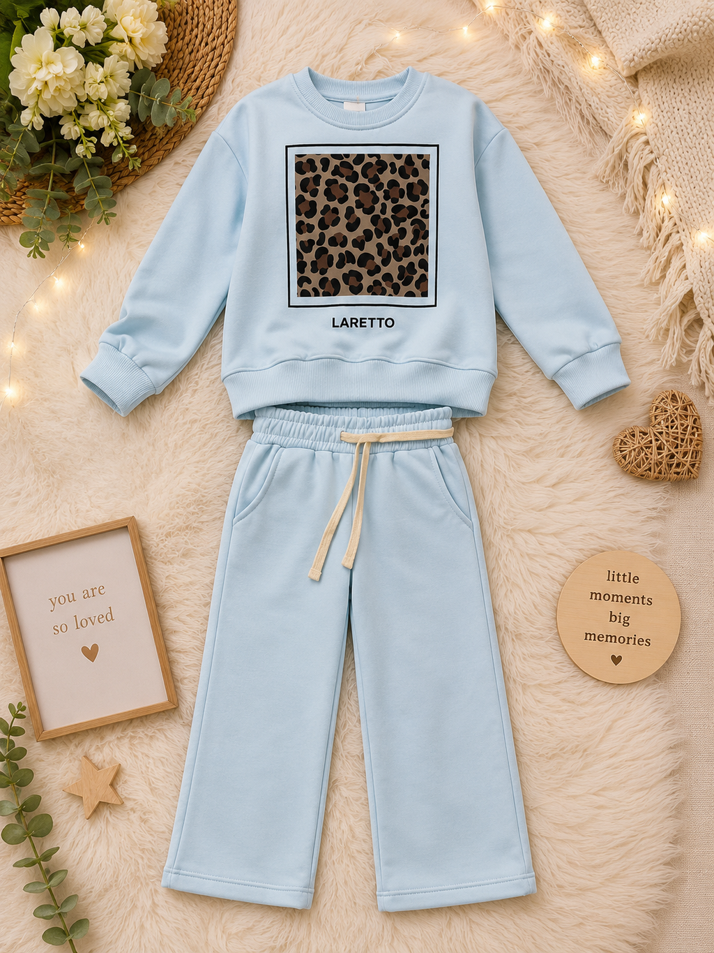 2-Piece Girls Casual Set – Soft & Stylish