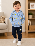 2-Piece Boys Dinosaur Hoodie Set