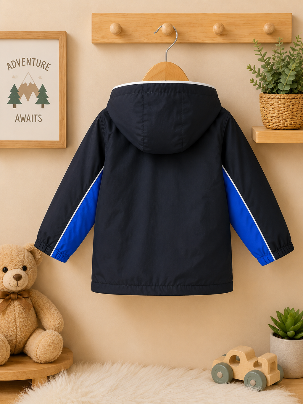 Boys Hooded Jacket – Perfect for Autumn & Spring