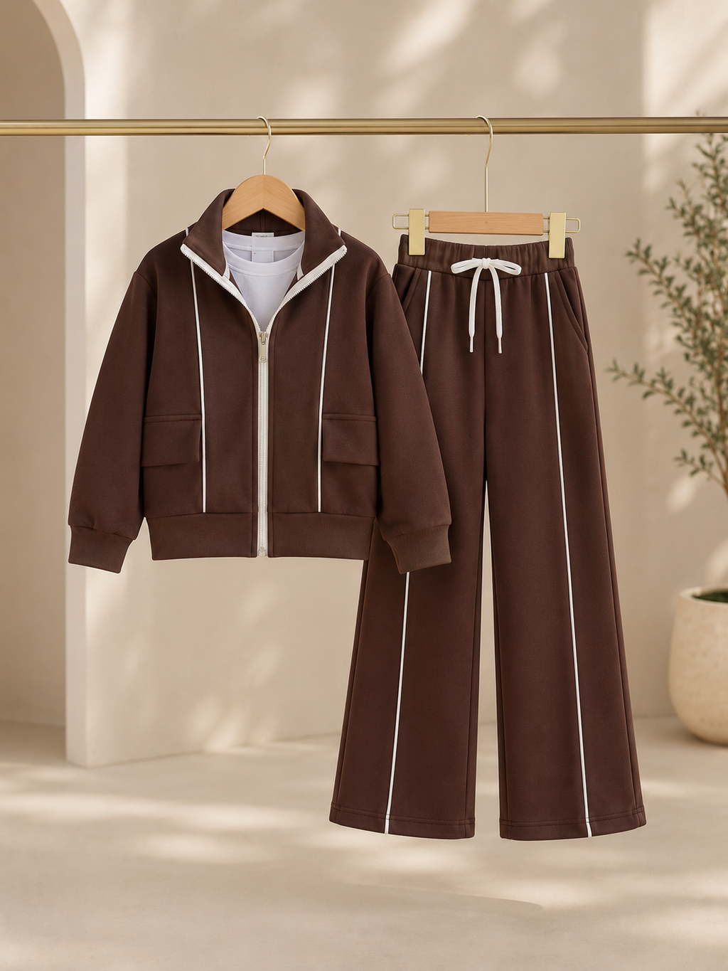 Girls' Premium Two-Piece Tracksuit Set