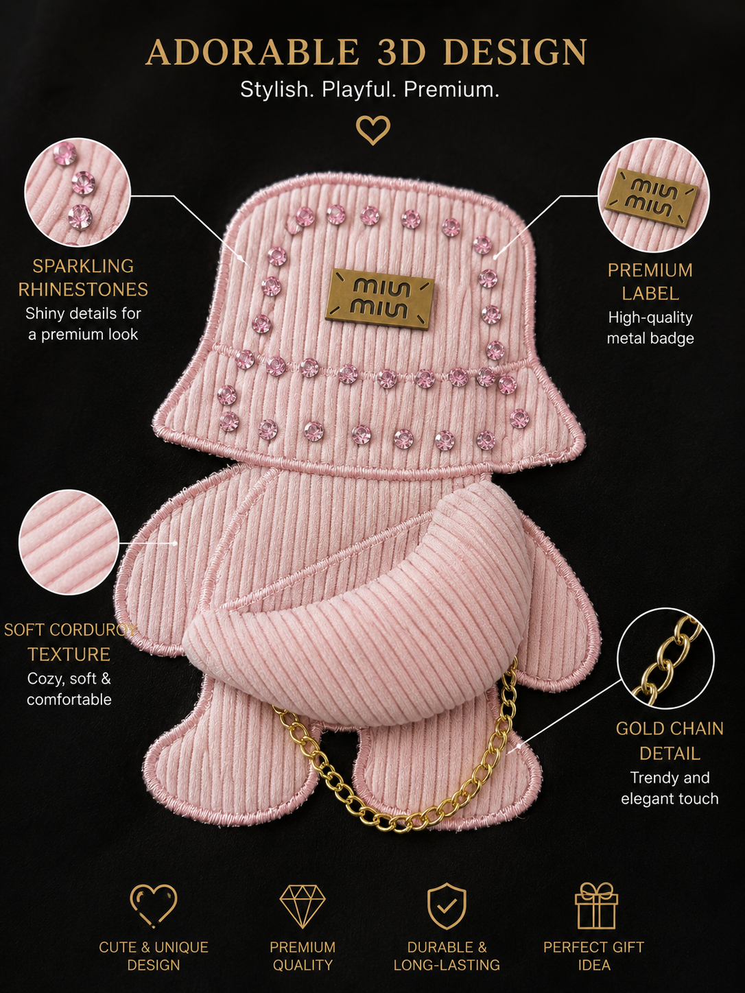 Warm Fleece Hoodie for Girls