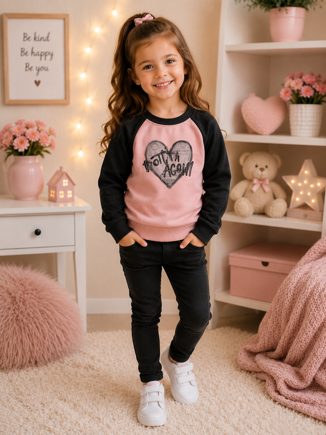 Cute & Cozy Girls’ Sweatshirt