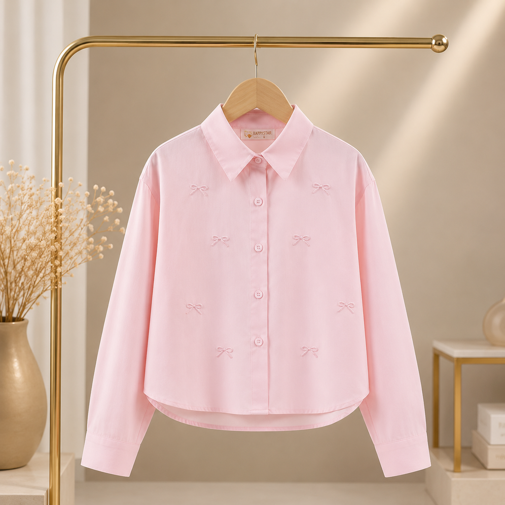 Girls’ Bow Detail Blouse