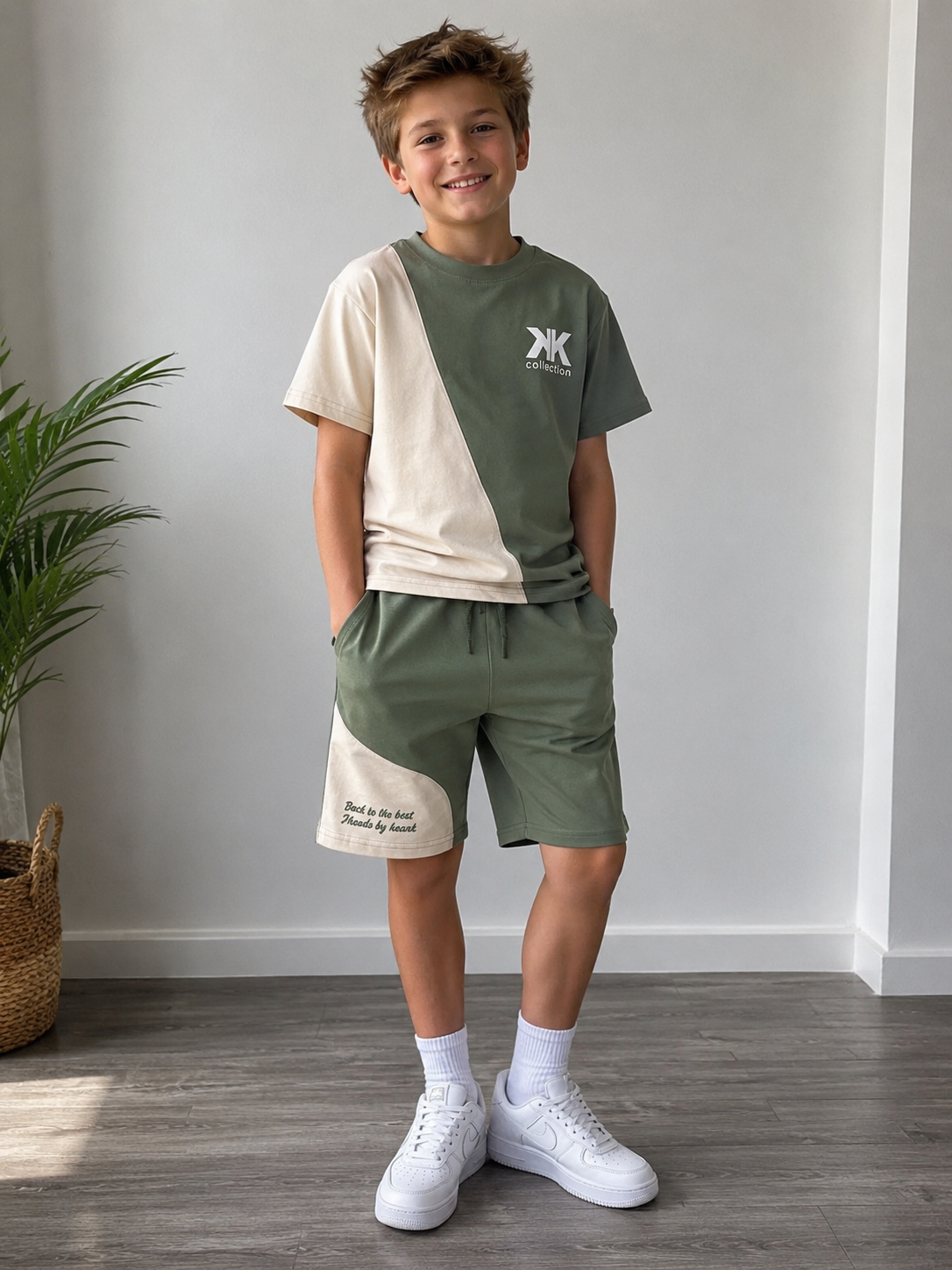 Stylish Combined 2pcs Set For Boys