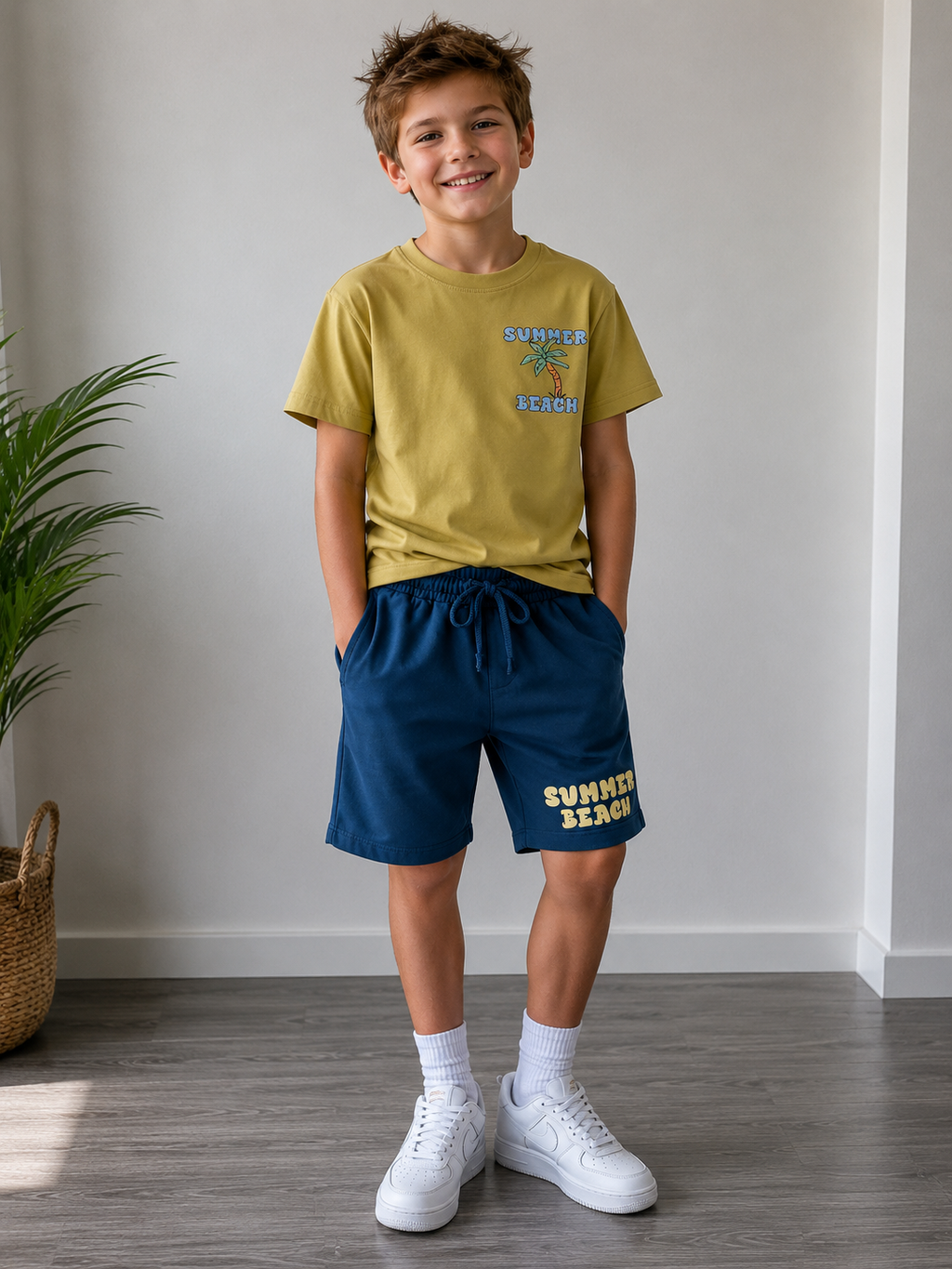 Fashion Summer Short Sleeve 2pcs Set