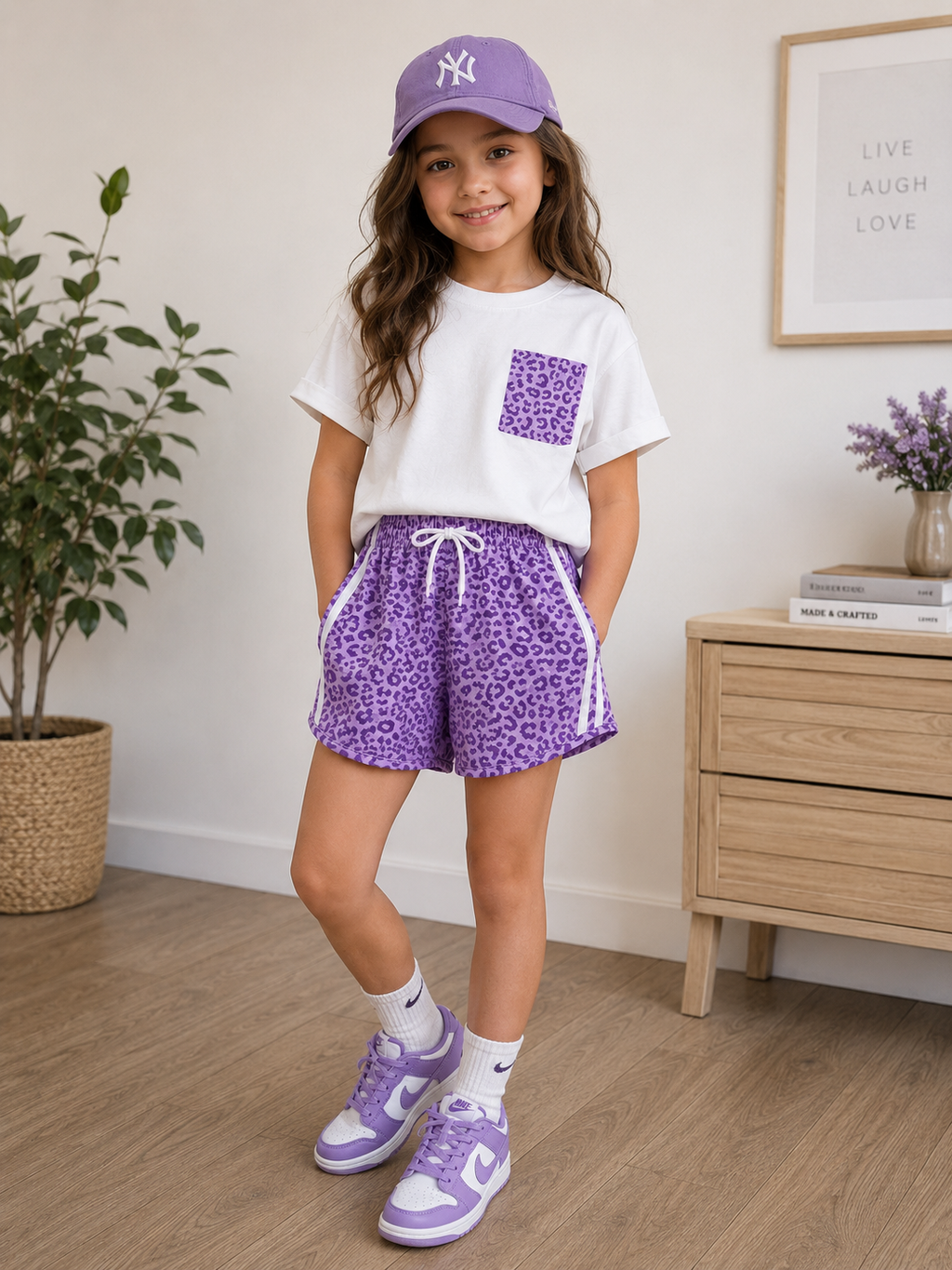 Girls 2pcs Set Outdoor Wear Summer