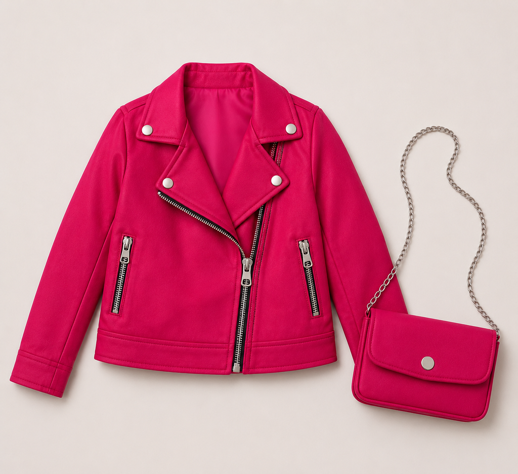 Suede Jacket For Girls