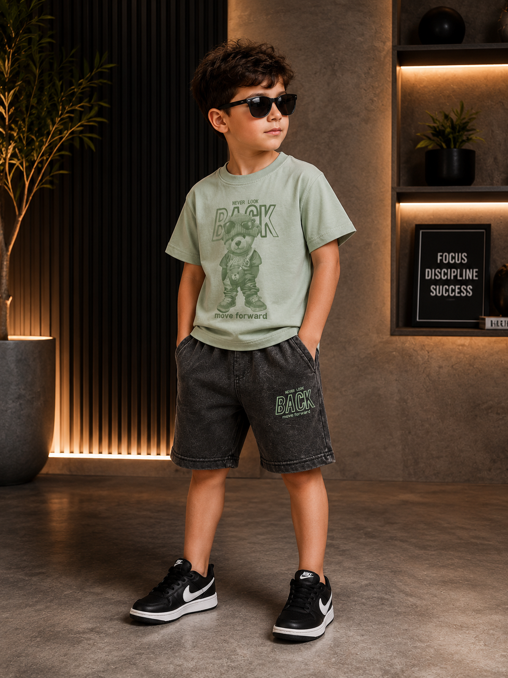 Stylish Teddy 2pcs Set