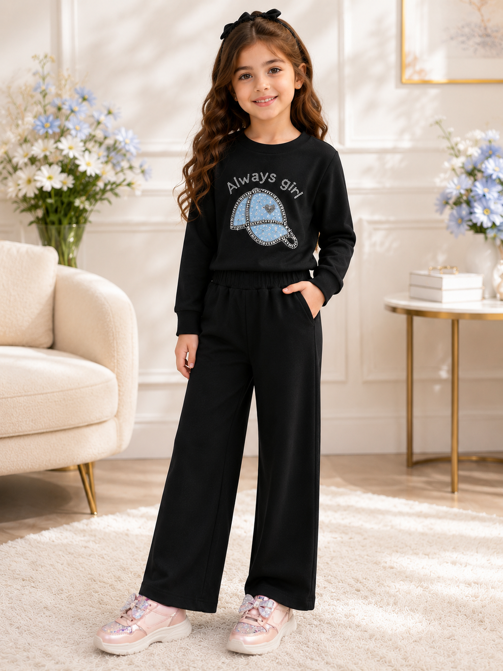 Girls Premium 2-Piece Tracksuit Set