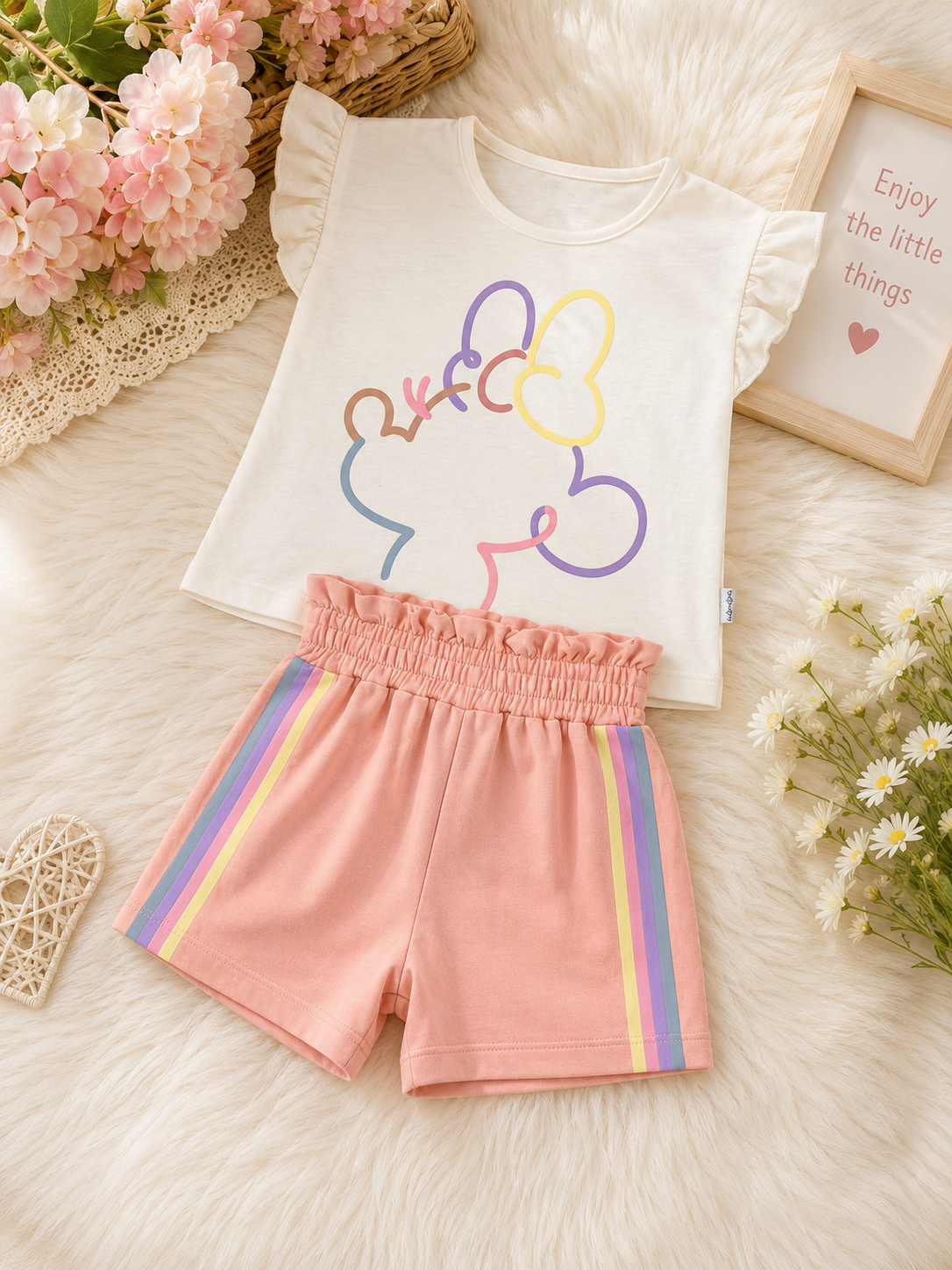 Girls' Cotton Summer Set