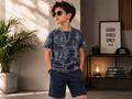 Boys' Printed T-Shirt & Shorts Set