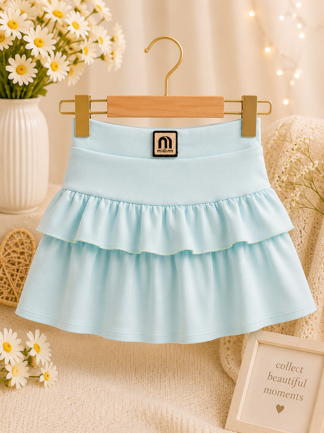 Girls Layered Ruffle Skort