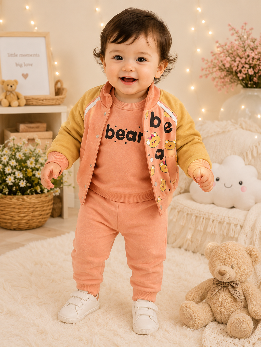 3-Piece Baby Fleece Set – Warm & Cozy