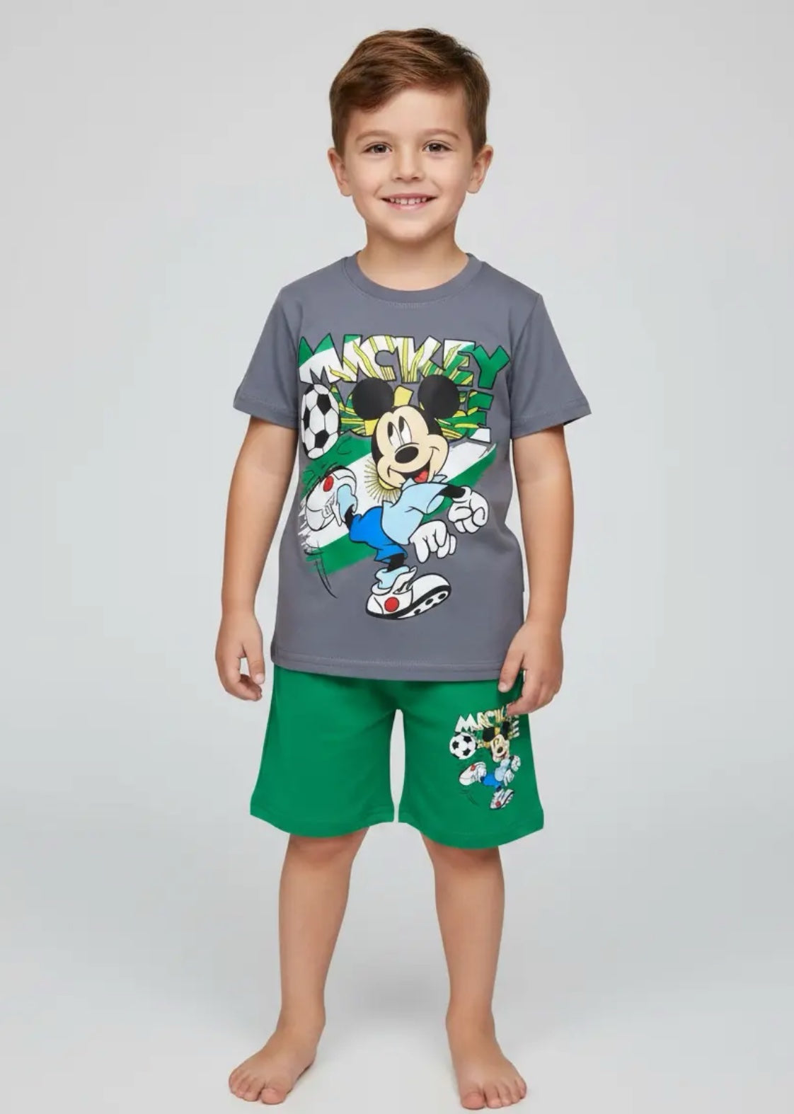 Cute Mickey 2pcs Set For Boys